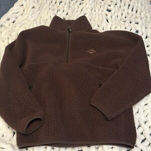 Aritzia TNA Polartec fleece quarterzip pullover